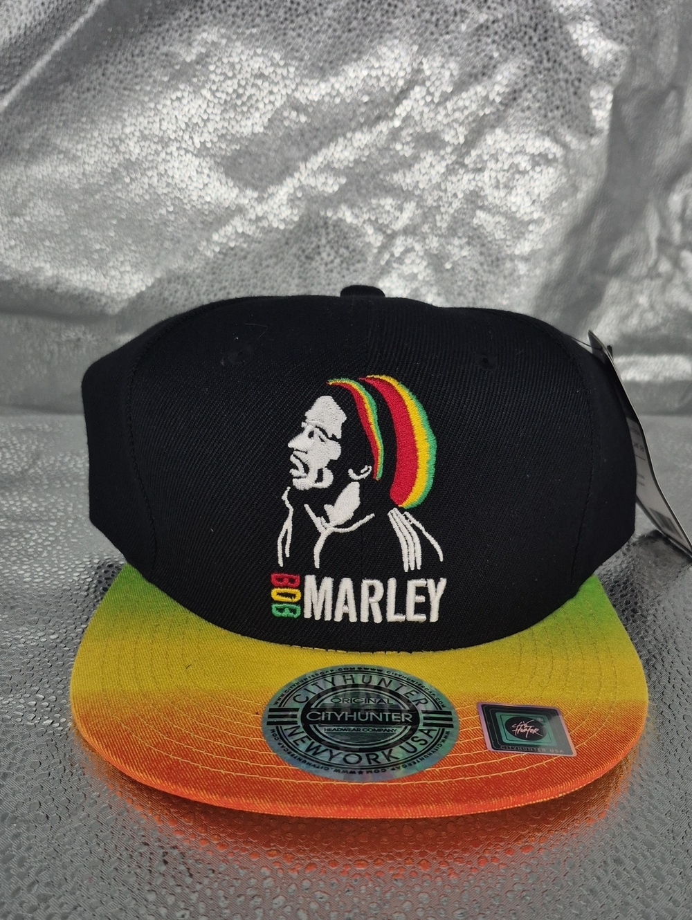 City Hunter Bob Marley Ombre Fitted Hat - New